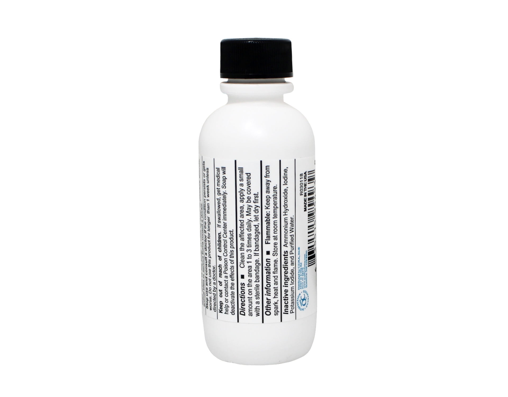 Quality Choice Iodine Decolorized Antiseptic 2oz Each