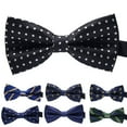 thumbnail image 2 of tredstone Cravate Formelle à Motif Coloré pour Hommes Adulte Homme Affaires Réunion Mariage Fil Polyester Nœud Papillon, 2 of 8