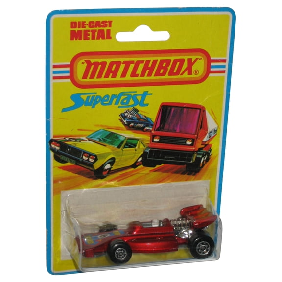 Matchbox Superfast (1975) Lesney Red Team Vintage Toy Car No. 24 - (Damaged Packaging)