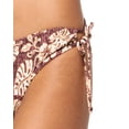 thumbnail image 3 of Roxy Women'S Side Lace-Up Bikini Bottoms –Stretch Swimwear, Upf+50, Quick-Dry Swim Bottoms, Rasberry Combo, Large, 3 of 5