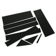 thumbnail image 3 of Side Door Window Cover, Car Window Pillar Sticker 10PCS Anti Aging Bright Black  For Vehicle, 3 of 8