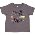 thumbnail image 3 of Inktastic Middle Sister- Dots and Arrow Girls Toddler T-Shirt, 3 of 5