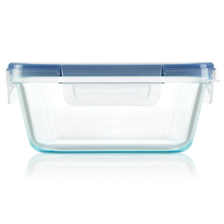 Snapware Total Solution 4-Cup Round Pyrex Glass Storage Container