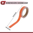 thumbnail image 4 of Cinta de rayas Unique Bargains 25mmx10m Calcomanías de rayas para coches, motocicletas y barcos, rayas de carreras, pegatinas DIY Naranja mate 1 Pc, 4 of 7