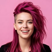 Splat Midnight Magenta Hair Dye Kit, Semi-Permanent Dark Pink Hair Color for Brunettes, Vegan