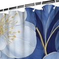 thumbnail image 3 of Pioneer Flower Floral Print Pattern Shower Curtain 72"x84" ,Bathroom Decorative Shower Curtains Set with 12 Hooks,Modern Waterproof Washable Shower Curtain, 3 of 6