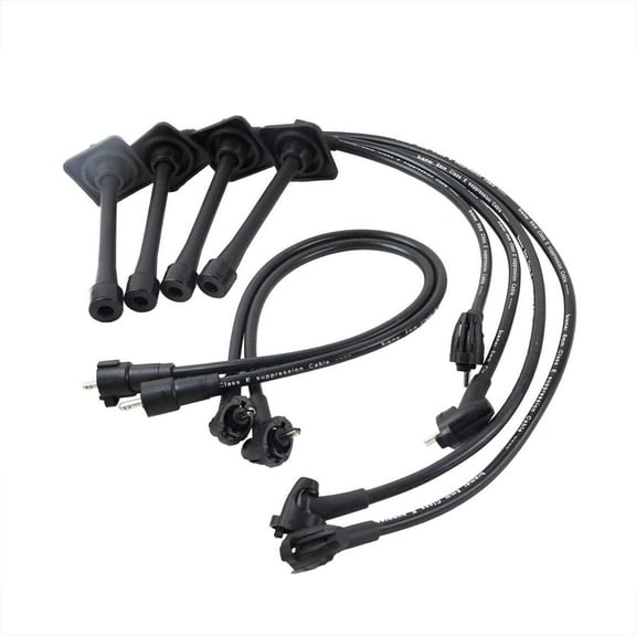 Ignition Spark Plug Wires 5mm (6PC Set) for 1992 1993 1994 1995 1996 Toyota Camry 2.2L , 1994-1995 Celica 2.2L, 1994-1995 MR2 2.2L