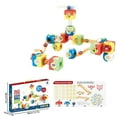 thumbnail image 3 of BallsFHK Marbles pipeline track building blocks puzzle assembly children's ball slide toys, 3 of 3