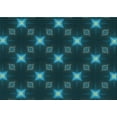 thumbnail image 1 of Ahgly Company Machine Washable Indoor Rectangle Transitional Dark Cyan Green Area Rugs, 3' x 5', 1 of 7