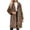 Brown, variant on Atogsazn Women's Faux Fuzzy Long Jackets Winter Warm Leopard Coats Oversized Open Front Cardigan Loose Long Sleeve Outerwear Brown L on Clearance