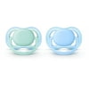 Philips Avent Ultra Air Pacifier, 0-6 Months, Blue/Green, 2-pack, SCF244/20
