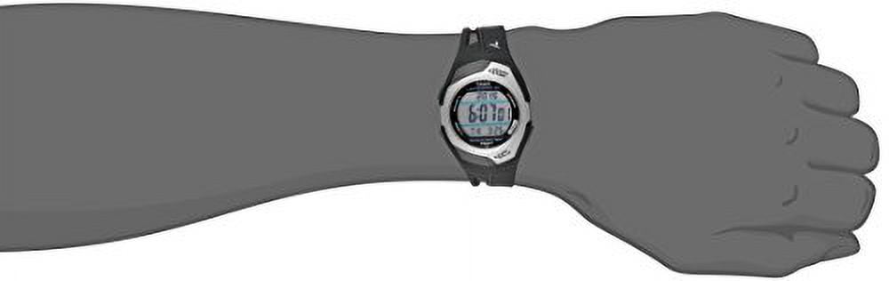Casio Women's 60-Lap Digital Running Watch, Black/Silver STR300C-1V
