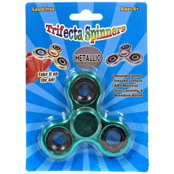 Trifecta Spinners Metallic Teal Spinner