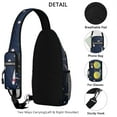 thumbnail image 3 of Women Sports Sling Backpack, Men Football Soccer Baseball Crossbody Daypack, Lightweight Athletic Game Bag, 3 of 6
