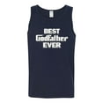 thumbnail image 2 of Wild Bobby, Funny Best Godfather Ever, Pop Culture, Men Graphic Tank Top, Navy, Small, 2 of 3