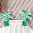 thumbnail image 5 of Staki Toddler Summer Outfits Toddler Baby Girl Clothes St. Patrick's Day Summer Outfits Print Sleeveless Shirt Tops Cute Shorts Set 6-24M 2-4Y(Green,12-18 Months), 5 of 8