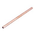 thumbnail image 1 of 1 pajita de acero inoxidable de 215x12 mm, reutilizable, recta para vasos (oro rosa)), 1 of 5