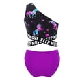 thumbnail image 2 of inhzoy Kids Girls 2PCs Hawaiian Swimsuit Bikini Beachwear Bathing Suit Purple Horse 14, 2 of 6