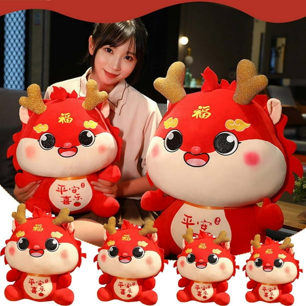 ¡Ahorra con Ofertas!, Muñeca del año 2024 Muñeca pequeña Juguete Regalo de Año Nuevo Akmoler