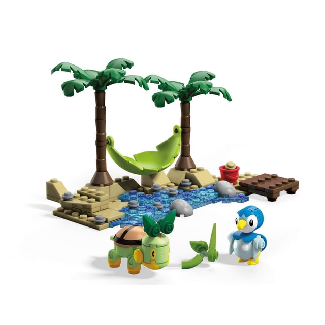 Juguete de construcción Mega Construx Pokémon Piplup Vs. Turtwig