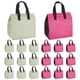 thumbnail image 1 of Bolsas Térmicas Aisladas Uxcell [20PCS] - Aislamiento Térmico para Alimentos - [Verde Matcha y Rojo Rosa Bicolor - 9.4IN], 1 of 7