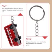 TEHAUX 4-Piece London Souvenir Set Zinc Alloy Mailbox Shape Collectible Gift for Travel