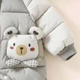 thumbnail image 7 of 18-24 Months Toddler Baby Snowsuits Hooded Romper Jumpsuit Cute Design Outwear Jackets Outfits for Girls Boys Toddler Kids Winter Clothes, 7 of 7
