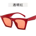 thumbnail image 4 of New Korean Fashion Aliexpress Sunglasses 5154 Trendy Women\\\'s Transparent Sunglasses Net RedLeopard print, 4 of 5