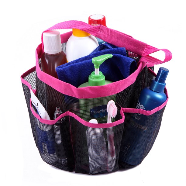Packable Mesh Shower Bag Caddy [Quick Dry] Bathroom Carry Tote Toiletry