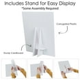 thumbnail image 5 of Big Dot of Happiness Winter Wonderland Photo Booth Sign - Winter Party Decor - Printed on Sturdy Plastic - 10.5 x 13.75" Sign with Stand - 1 Piece, 5 of 8