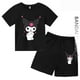 thumbnail image 3 of Camiseta Kawaii Kuromi para niñas y niños, ropa de algodón de dibujos animados de Anime, conjuntos de camisetas de Hello Kitty, ropa informal, 3 of 4