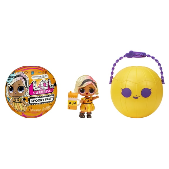 LOL Surprise Spooky Party Tots Pumpkin Pretty Doll, for Ages 3 