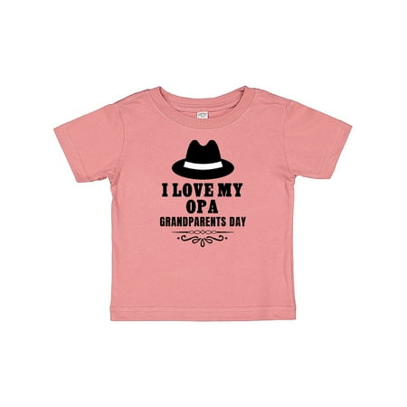 

Inktastic Grandparents Day I Love My Opa Gift Baby Boy or Baby Girl T-Shirt