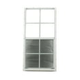 thumbnail image 3 of Shed Windows and More 18" W x 36" H White (Flush Mount) Shed Window Tempered Glass with Screen Chicken Coop Playhouse, 3 of 5