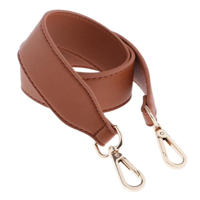 Bolso bandolera de piel sintética para mujer marrón