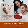 thumbnail image 5 of Baseball Pocket Hug with Gift Card, Heart Shaped Inspirational Cards for Players & Fans, Sports Themed Encouragement Gifts, 5 of 7