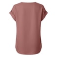thumbnail image 3 of Cilsoka Womens Short Sleeve Tops Dressy Casual V Neck Oversized Summer Trendy Shirts Business Work Blouses, Trendy Shirts for Women 2026, 3 of 5