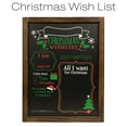 thumbnail image 3 of Excello Global Products Wooden Chalkboard 13 by 17 in Photo Frame Christmas Decoration with White Chalks, Version 1, Set of 2 Boards - EGP-HD-0238, 3 of 6