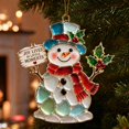 thumbnail image 5 of Leodye 1PCS Christmas Ornaments, Xmas Tree Hanging Decor, Festive Holiday Pendant, for Christmas Tree Wreath Home Party Decoration -3.15 × 3.15 in, 5 of 7