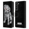 thumbnail image 1 of Head Case Designs Officially Licensed P.D. Moreno Black And White Dogs Labrador Retriever Leather Book Wallet Case Cover Compatible with Samsung Galaxy S22+ 5G, 1 of 6