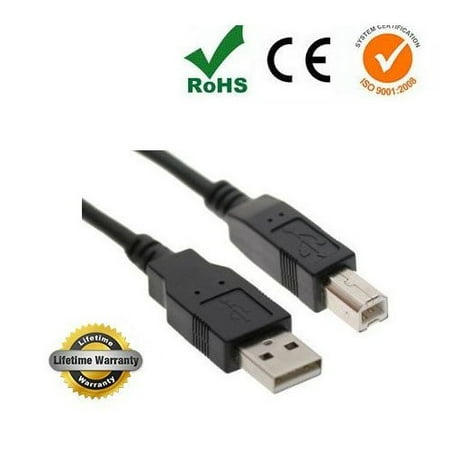 Laptop Printer Scanner iMBAPrice 15 Feet Long USB 2.0 Printer and Scanner Cable for Epson Expression Home XP-310 XP-400 XP-410 XP-600, WorkForce WF-2530 WF-2540 WF-3520 WF-3540 Printers - Black ()