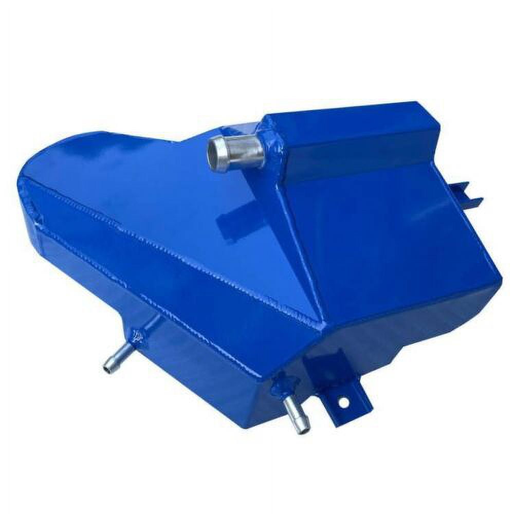 Aluminum Coolant Reservoir Expansion Tank Replacement fit For Ford F-250 F-350 6.0L Powerstroke Diesel 2003-2007 Blue