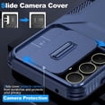 thumbnail image 5 of Rugged Case for Samsung Galaxy A35 5G with Slide Camera Cover & Drop Protection Blue, 5 of 5
