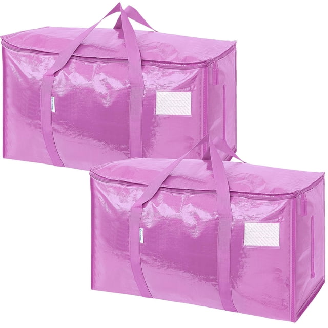 Bolsa de mudanza TICONN Extra Grande Volumen de 68L Rosa Paquete de 2