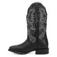 thumbnail image 3 of Dan Post Boots Womens Lizzie Embroidered Square Toe Pull On Cowboy  Mid Cal, 3 of 5
