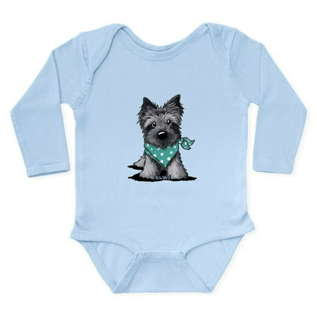 

CafePress - Ash Cairn Terrier In Dots Long Sleeve Infant Bodys - Long Sleeve Cotton Baby Bodysuit