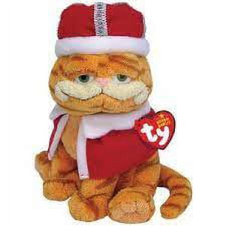 TY Beanie Babies Garfield The Cat His Majesty King