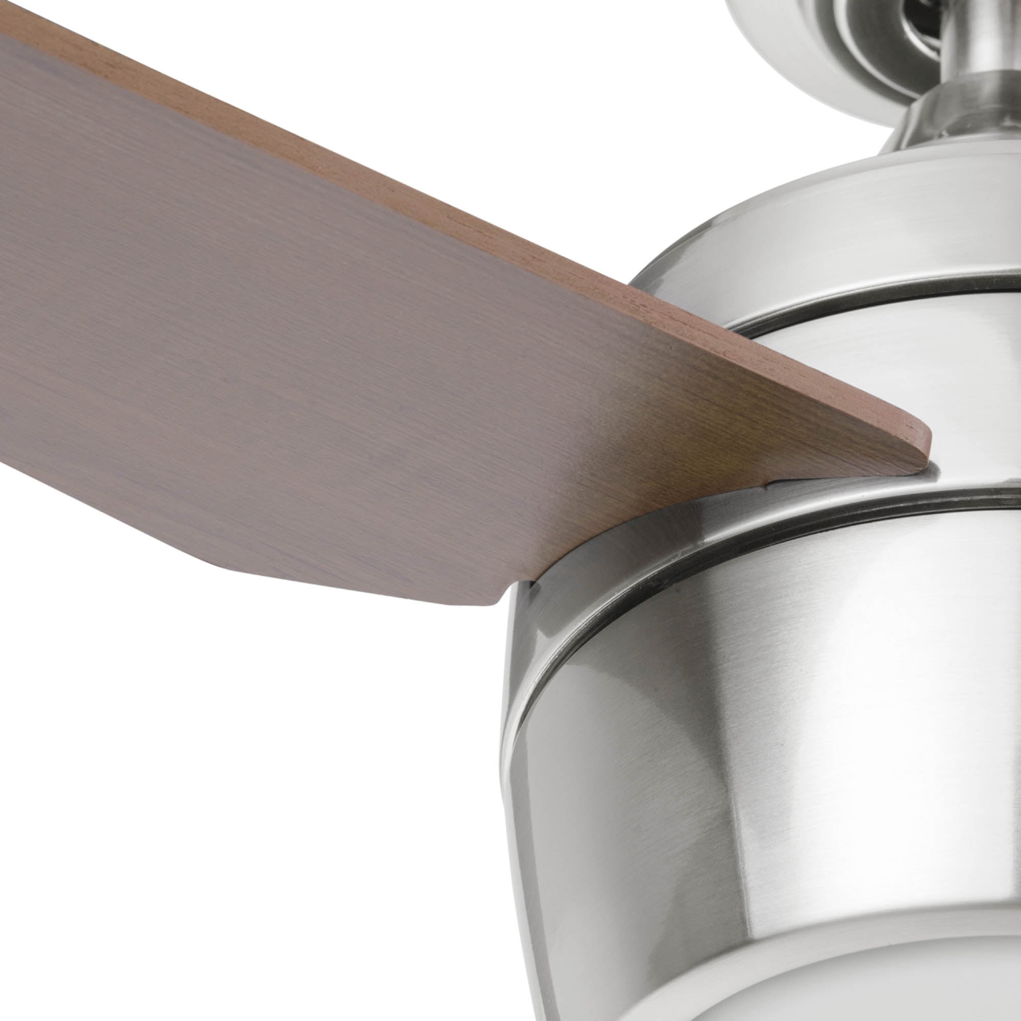 Honeywell Ceiling Fans Eamon, 52 Inch Modern Indoor LED Ceiling Fan with Light, Remote Control, Three Mounting Options, 3 Dual Finish Blades, Reversib Honeywell Eamon 52 in. Indoor Black LED Color Changing Modern