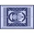 thumbnail image 1 of Ahgly Company Machine Washable Indoor Rectangle Transitional Sapphire Blue Area Rugs, 2' x 4', 1 of 7