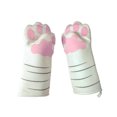 thumbnail image 2 of Heat Resistant Oven Mitts with Cute Cat Paw Design - Extra Long Kitchen Gloves for Baking, Grilling & Cooking, 2 of 4